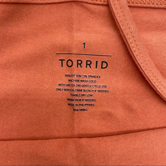 Torrid Women’s Rusty Brown Foxy Scoop Neck Cami Sizes 1X 2X 3X - Picture 8 of 11